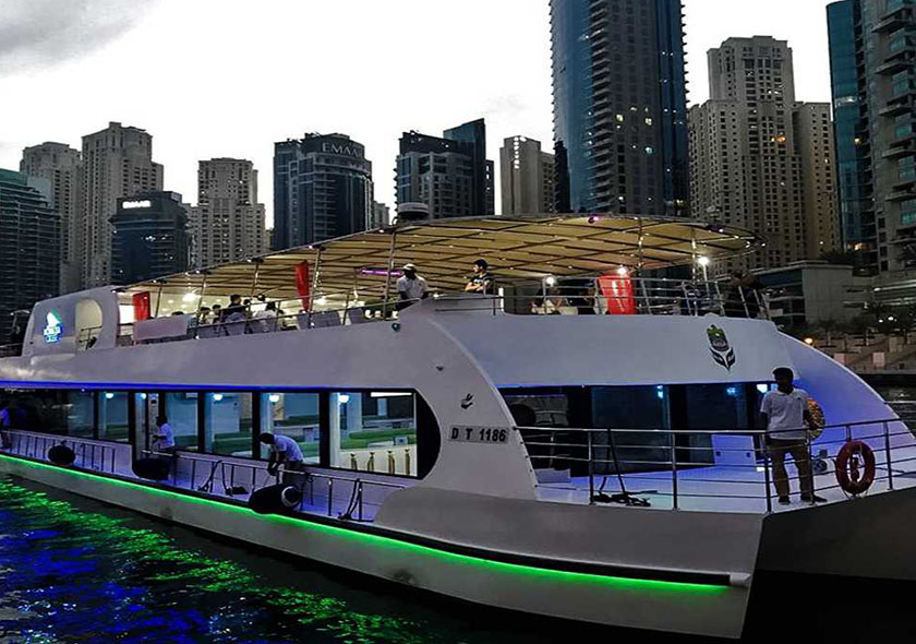 Yacht Dhow Cruise Marina Dinner (Today offer)